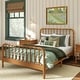 preview thumbnail 4 of 30, Max and Lily Jenny Full Spindle Platform Bed Pecan