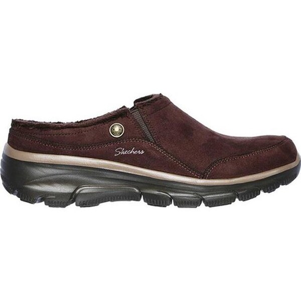 skechers relaxed fit easy going latte clog