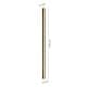 preview thumbnail 32 of 31, 1-Light Modern Linear Strip Integrated LED IP65 Waterproof Indoor/ Outdoor Wall Light