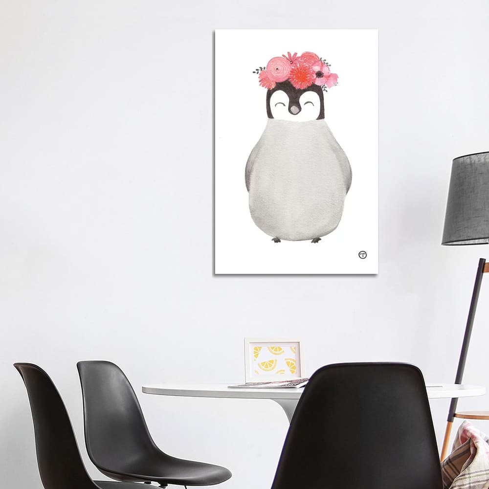 iCanvas "Penguin Paper" by CreatingTaryn Canvas Print