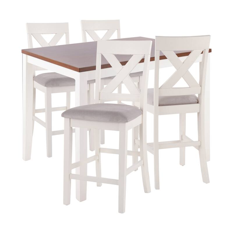 The Gray Barn Finlay 5-Piece Counter Height Dining Set