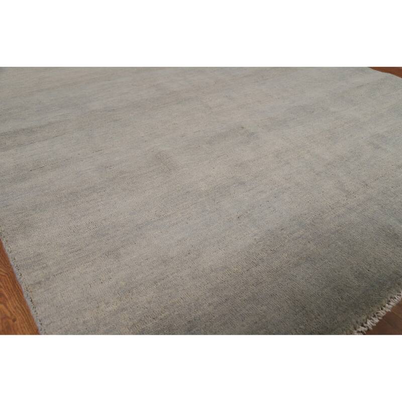 Modern Gabbeh Oriental Rug Hand-Knotted Wool Carpet - 5'1"x 6'6"