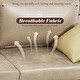 preview thumbnail 34 of 42, AECOJOY 79" Faux Leather Couch for Living Room, Loveseat Small Sofa, Indoor Modern Sofa for Apartment Office