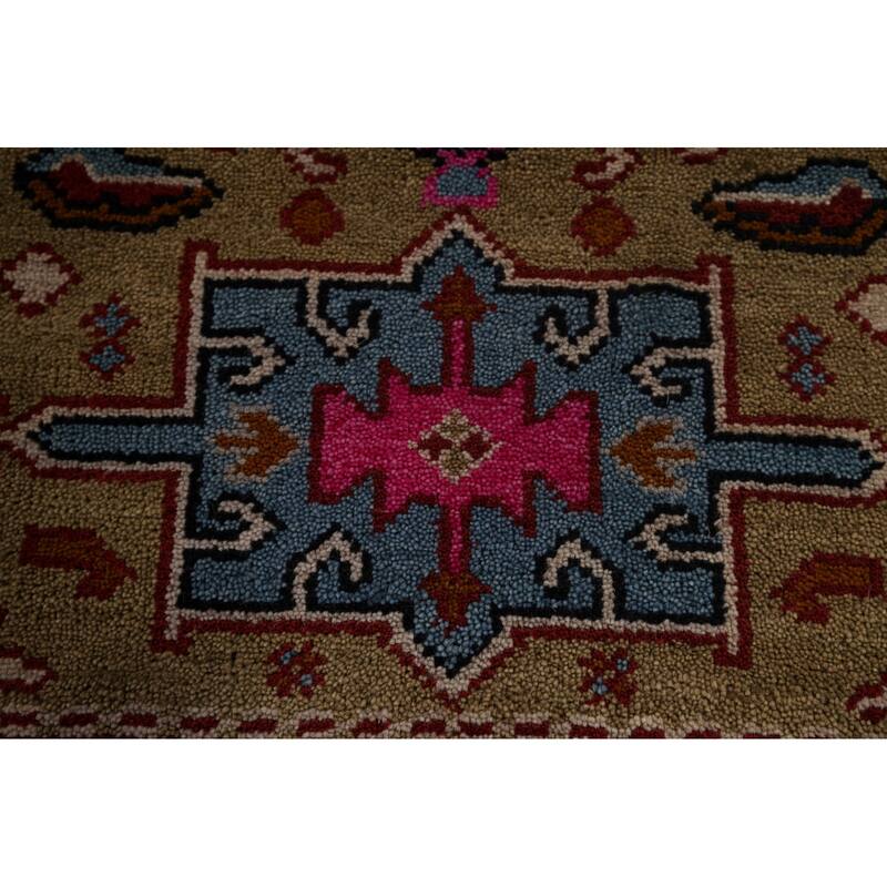 Khotan Oriental Accent Rug Hand-Knotted Wool Carpet - 2'11"x 4'11"