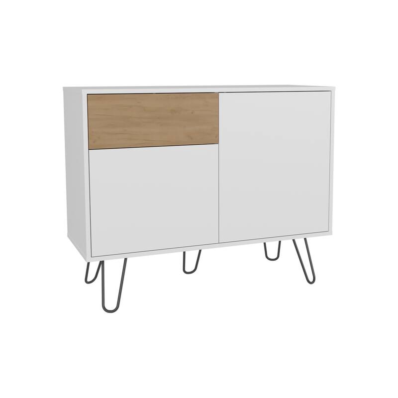 Modern Finish Sideboard, 2 Doors, 1 Drawer, 4 Shelves with durable Materials