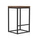 preview thumbnail 10 of 9, Finley Industrial Solid Wood and Metal Counter Height Stool by Furniture of America Single