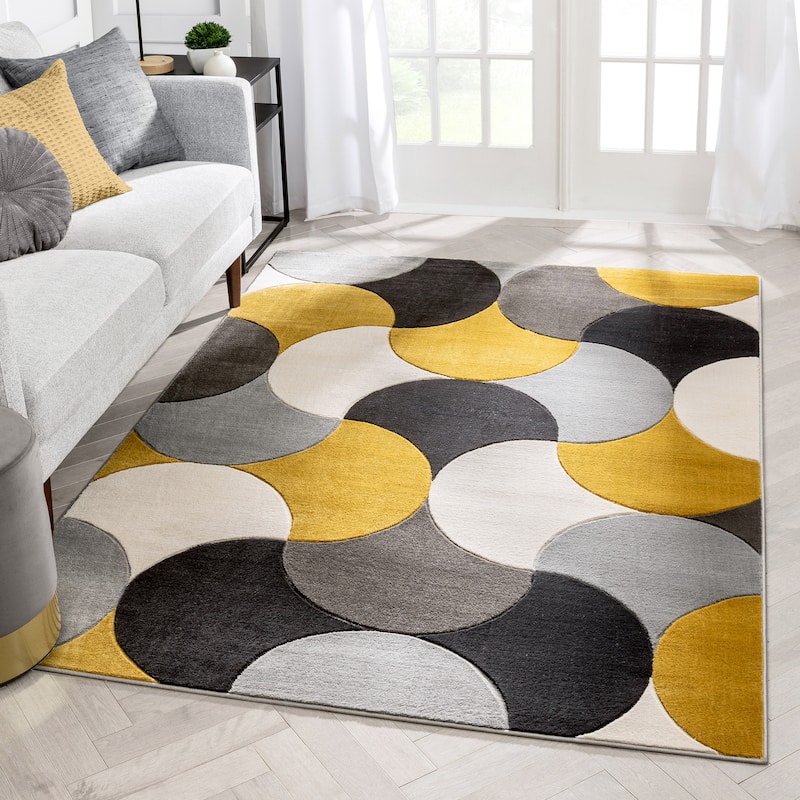 Well Woven Good Vibes Helena Modern Geometric Area Rug