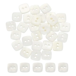 Shell Buttons Square Button Craft Sewing Accessories for Scrapbooking ...