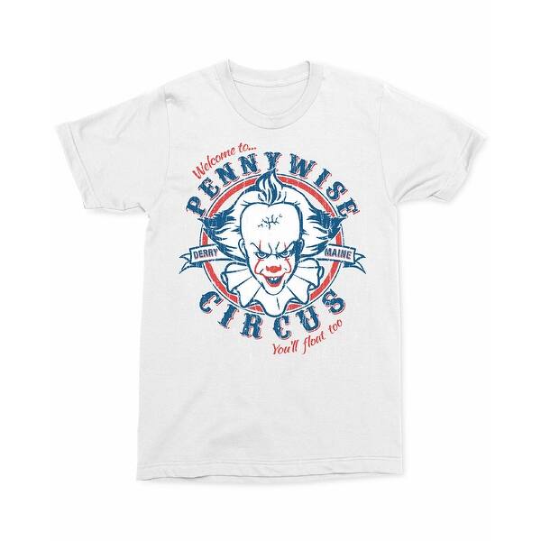 Shop It Mens T Shirt White Size Large L Pennywise Circus Crewneck