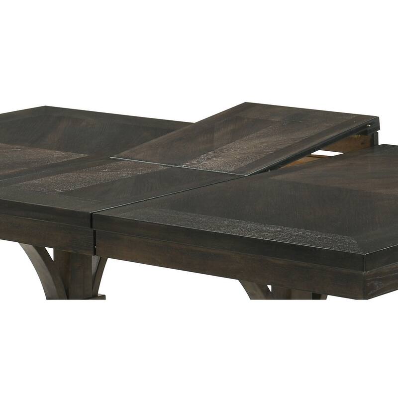 Asbury Collection Double Pedestal 7-Piece Dining Set in Cherry Finish