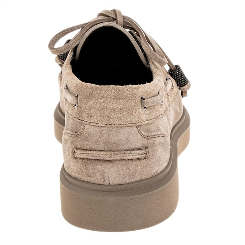 Brunello Cucinelli Suede Sail Penny Loafers