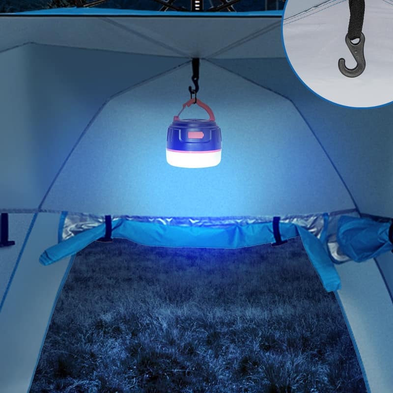 Fiberglass Pole Oxford Cloth Quick-Open Free Ride Beach Tent Blue