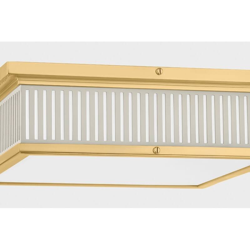 Hudson Valley Lighting MDS1900 Ashdown 14" Wide LED Flush Mount Square