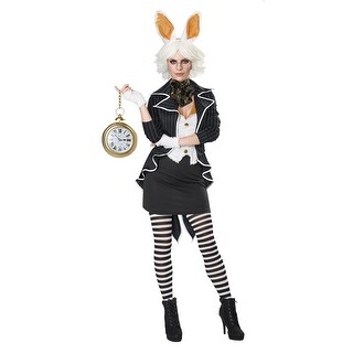 Shop Womens The White Rabbit Alice In Wonderland Costume Overstock 29591027 Small Size 6 8