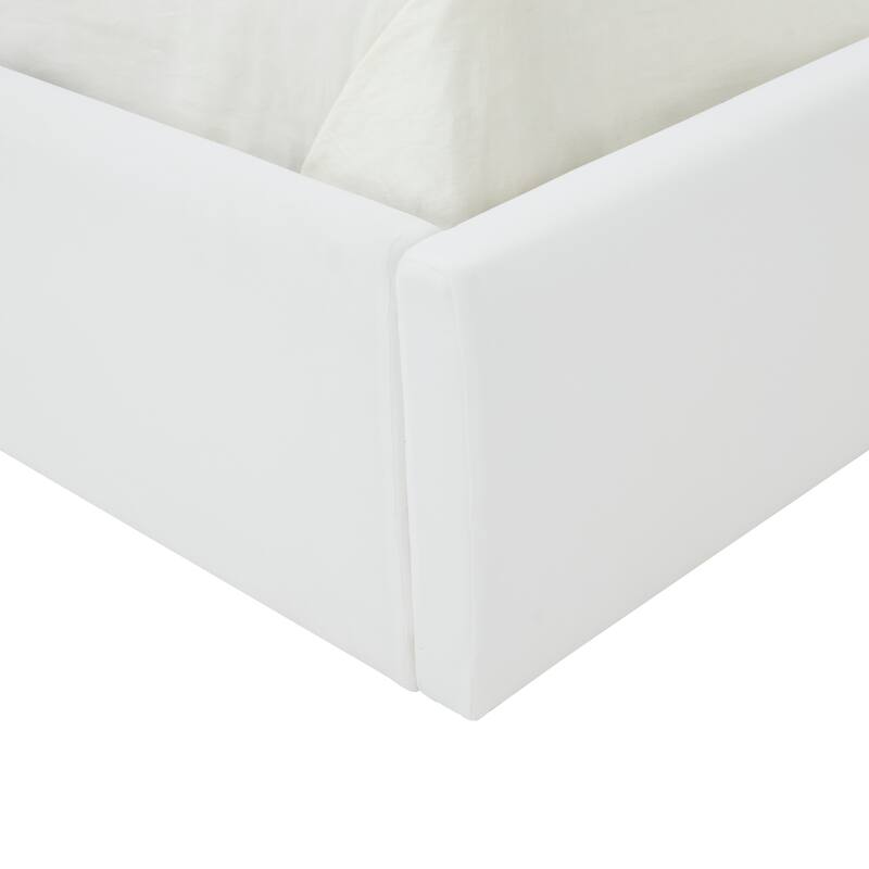SAFAVIEH Couture Meliha Low Profile Tufted Platform Bed