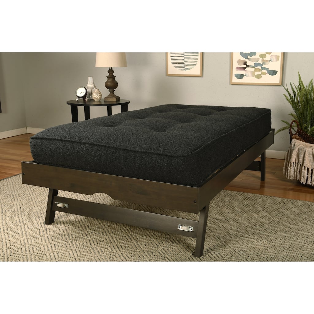 Somette Sloane Pop Up in Graystone Finish includes Canton Black Mattress