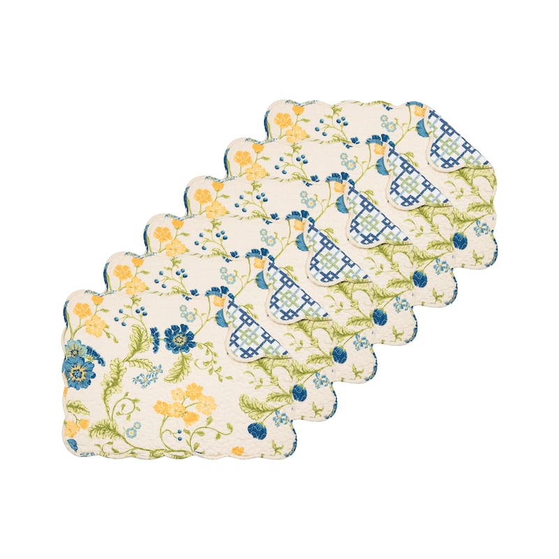 Arya Quilted Placemat Set 6