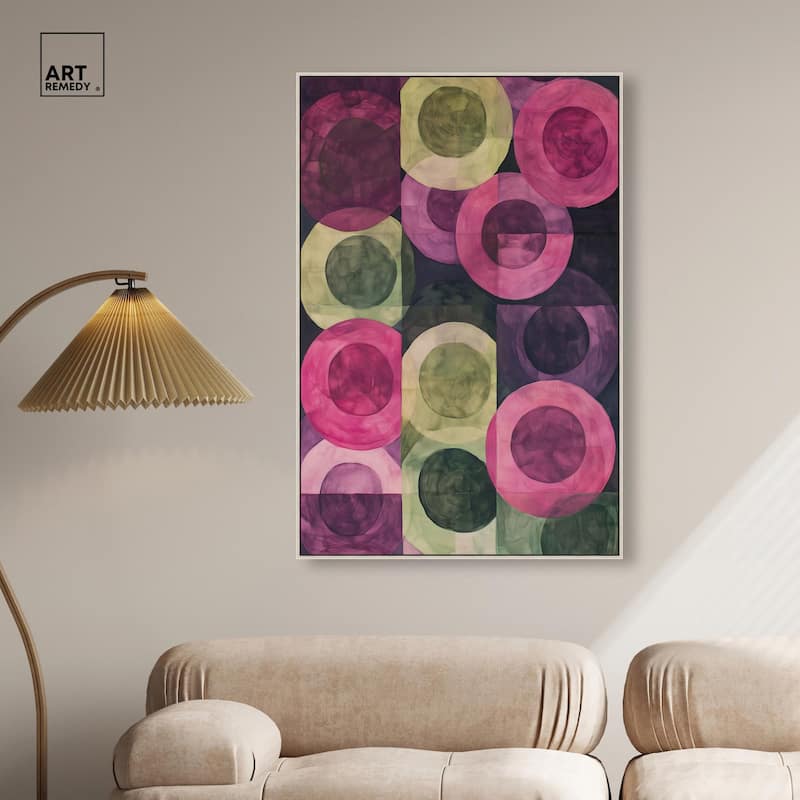 Orbital Pattern Canvas by Art Remedy