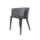 preview thumbnail 4 of 8, Accent Chair Outdoor Chairs Patio Armchairs with Iron Frame, Club Chairs Leisure Chair Dining Chair Side Chair