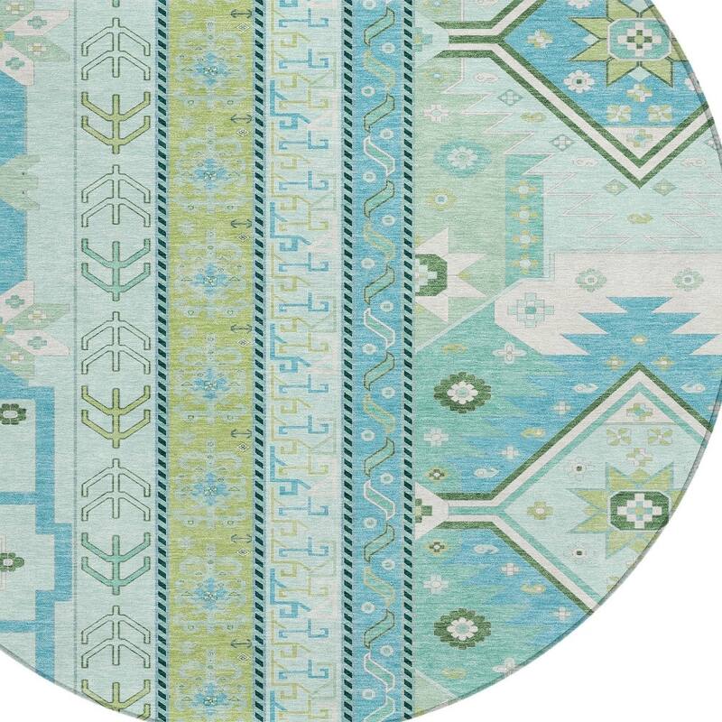 HomeRoots Aztec Transitional Rectangle Outdoor Rug