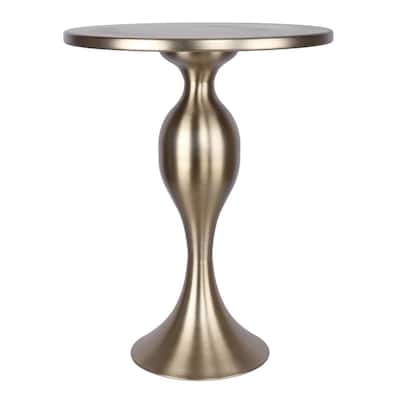Silver Orchid Ashland 24" Metal Accent Table