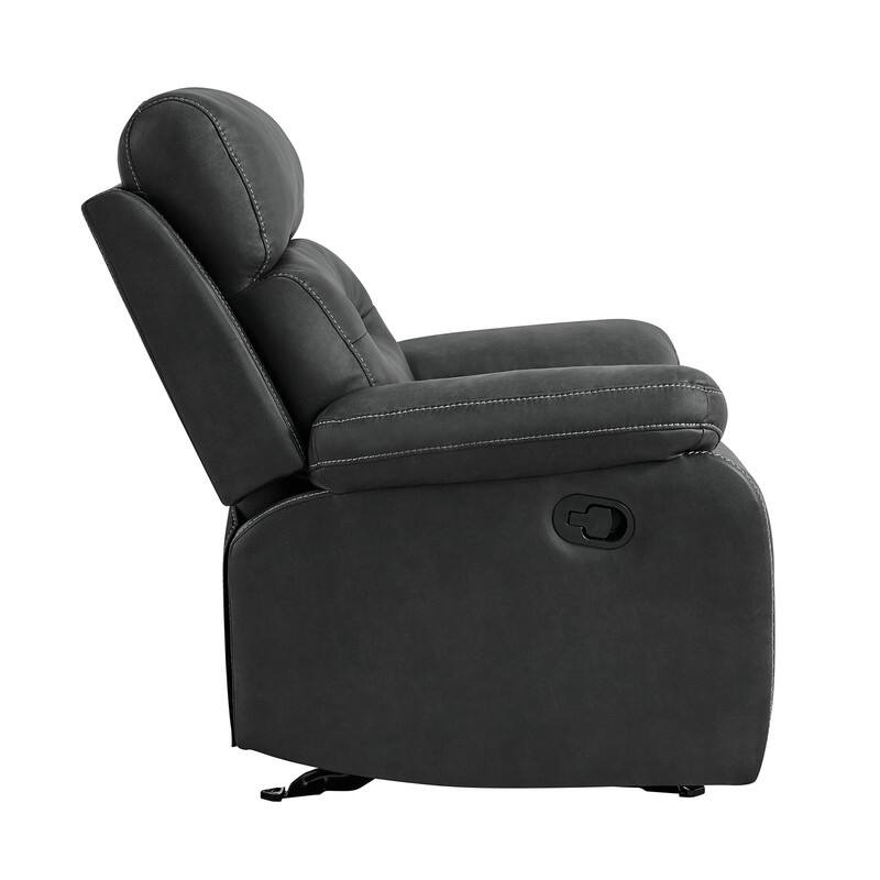 Spruce & Spring Lauren Manual Recliner Glider Rocker Chair for Living Room