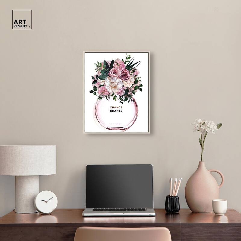 Floral Chance Fragrance Canvas by Art Remedy
