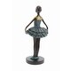 preview thumbnail 3 of 5, Teal Polystone Dancer Decorative Sculpture (Set of 3) - S/3 6"W, 12"H