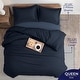 preview thumbnail 35 of 53, 100% Cotton Sateen Weave Solid Duvet Cover Set - Includes 1 Duvet Cover & 2 Pillow Sham Set