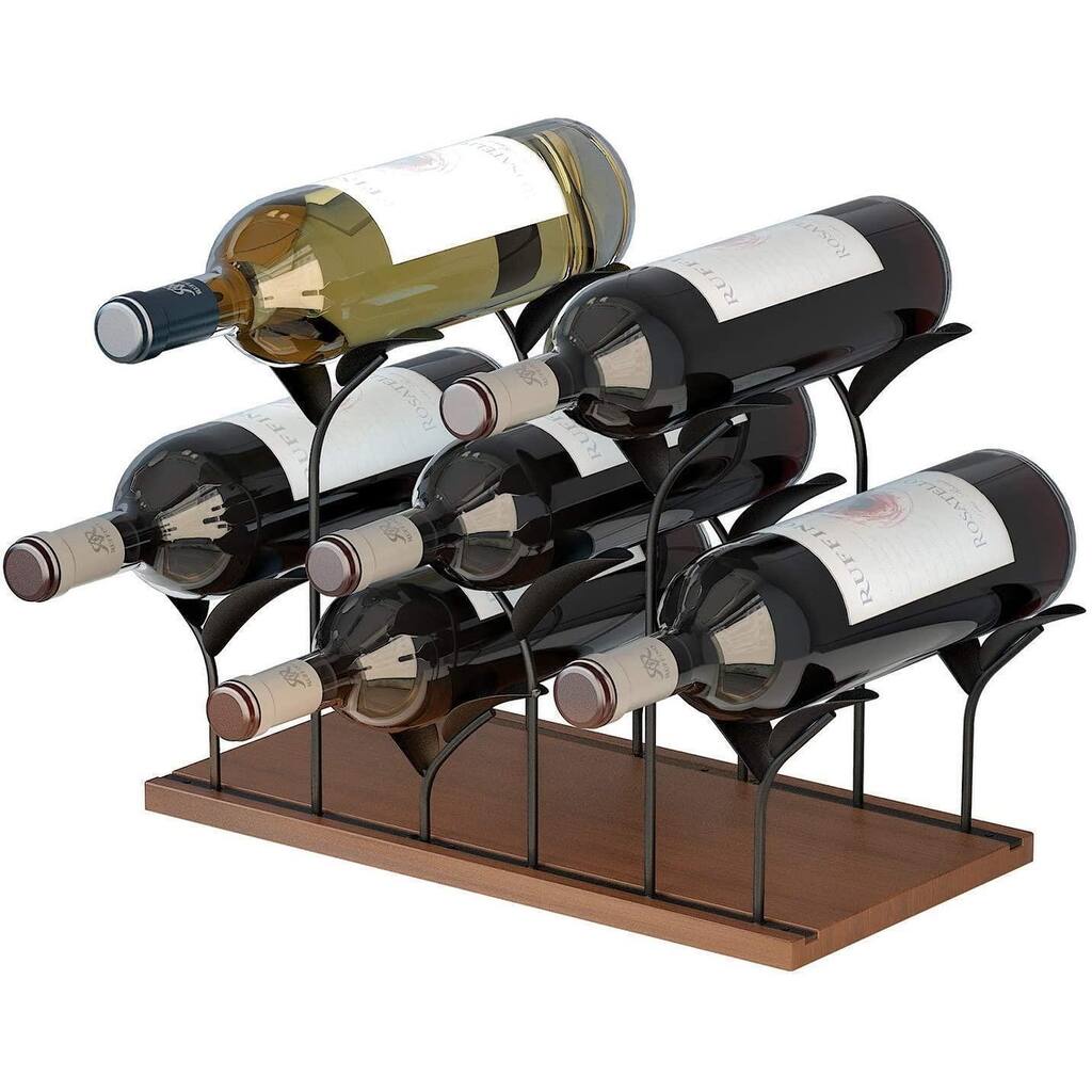 Countertop Wood Wine Rack
