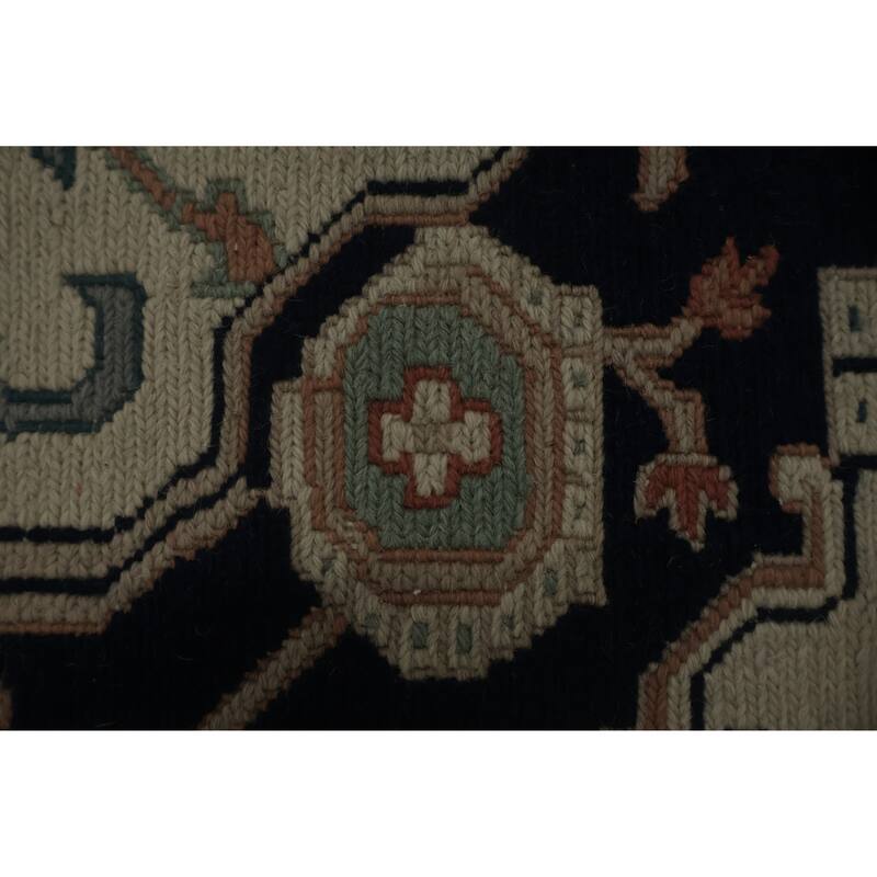 Hand Knotted Oriental 100% Wool Carpet Traditional Medallion Beige & Ivories Sumak Area Rug - 6' 0'' X 4' 1''