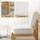 preview thumbnail 26 of 52, Modern Teddy Slipper Chair Armless Lounge Sofa