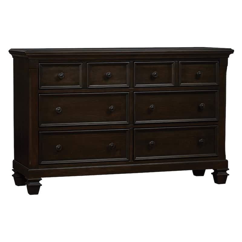 Wood Dresser with 6 Drawer for Bedroom