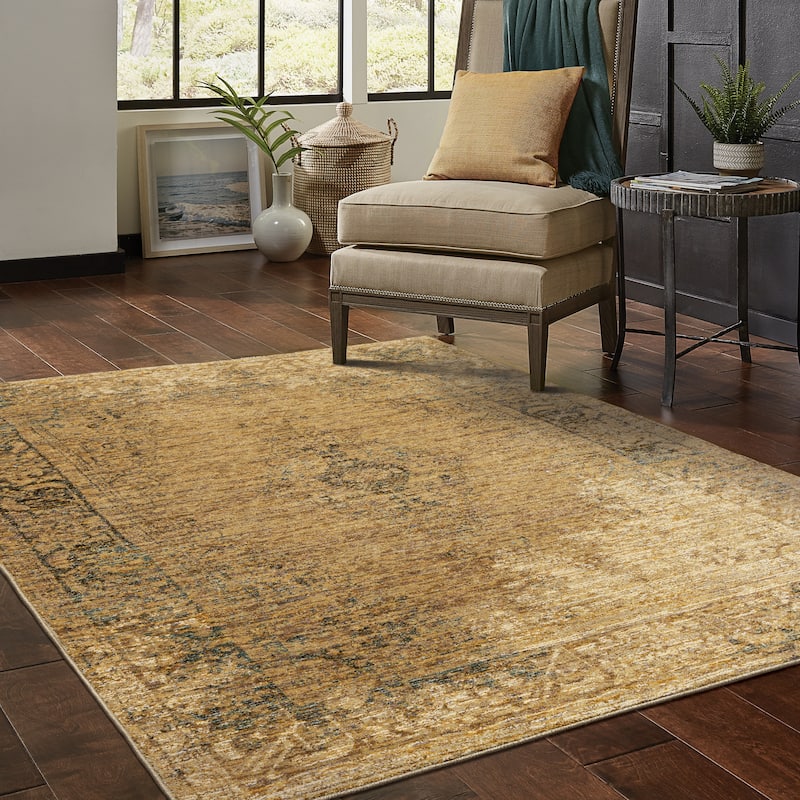 Style Haven Adalynn Faded Classic Area Rug - 6'7" x 9'6" - Rectangle