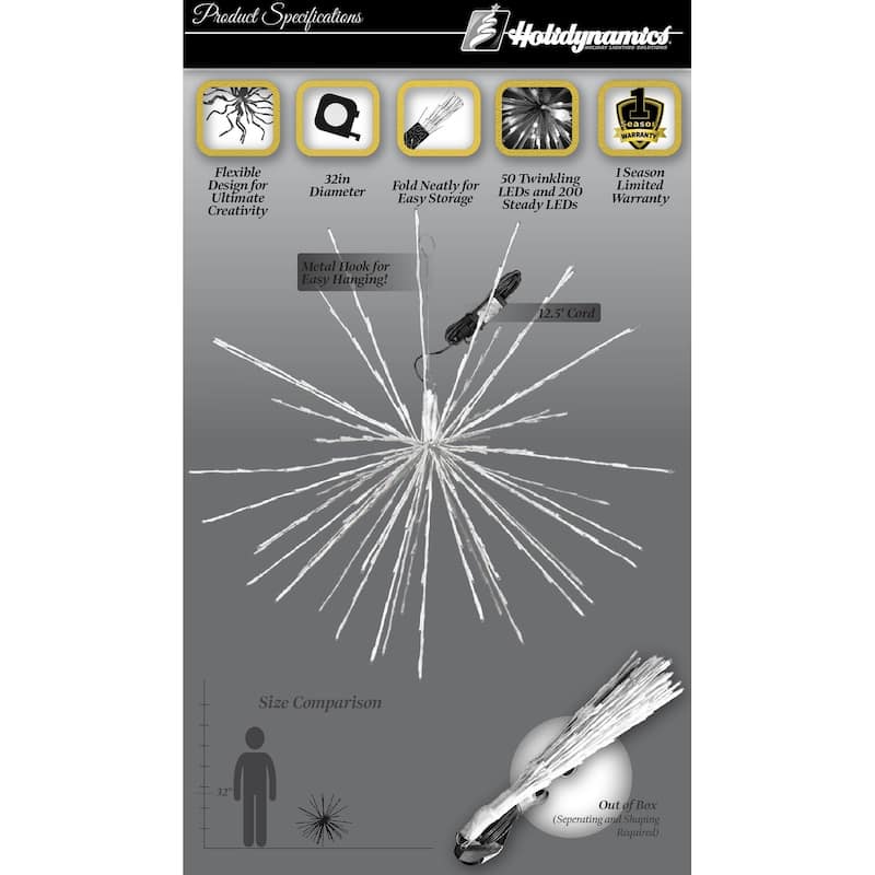 Halloween LED Spritzer 32 inch