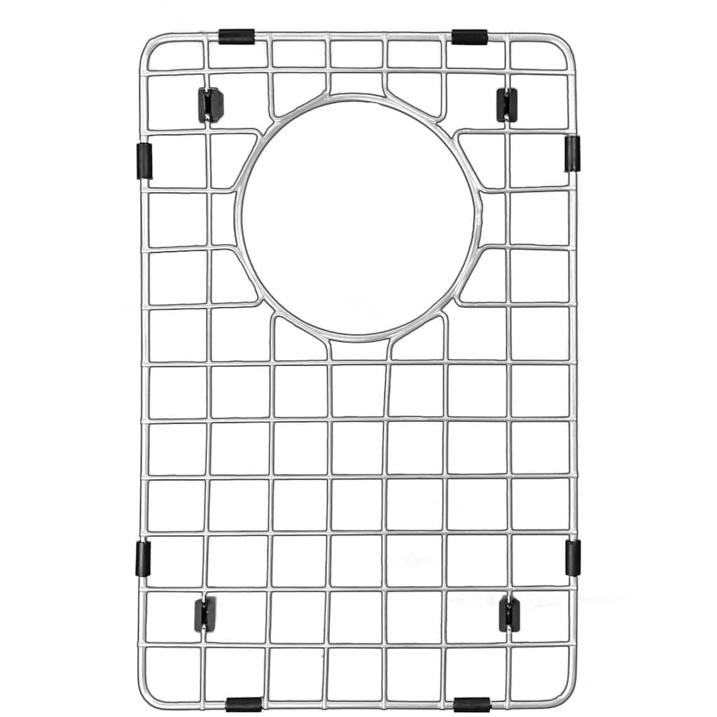 Karran USA GR-6019 9" L x 14" W Stainless Steel Basin Rack with - Stainless Steel
