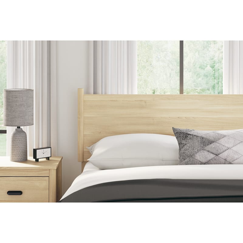Signature Design by Ashley Cabinella Light Brown Panel Headboard