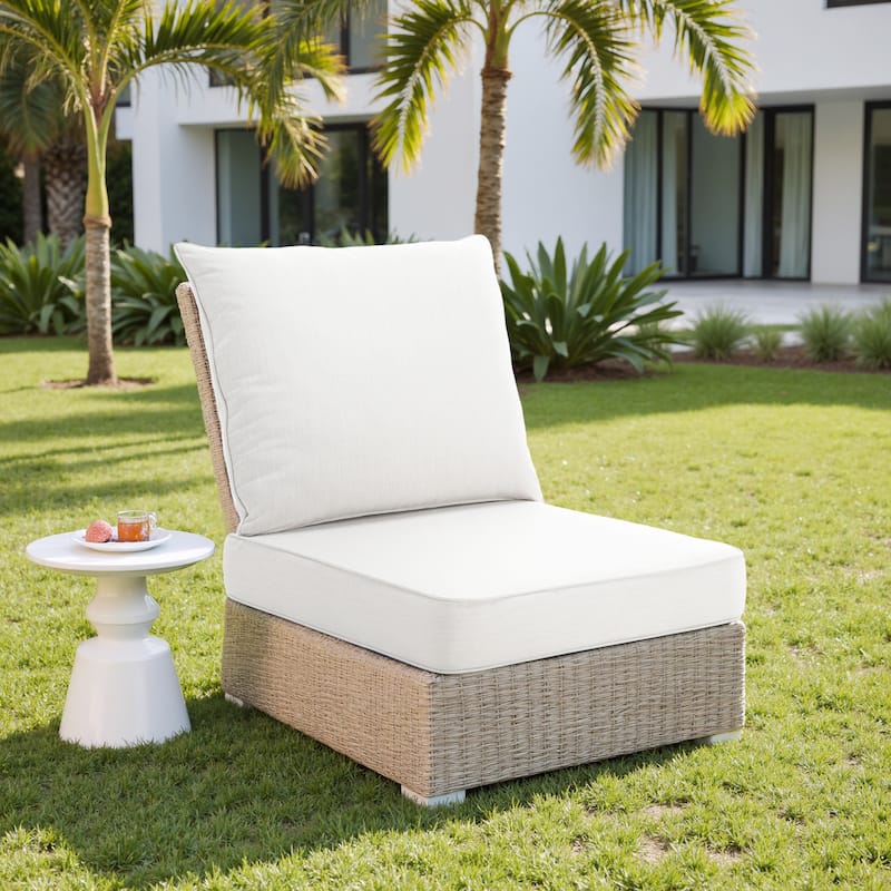 Sunbrella Seat Cushion Waterproof Patio Furniture Cushion - Sunbrella - 4402-Beige
