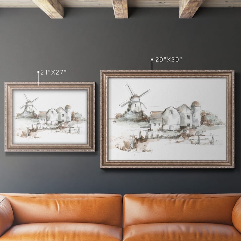 Old Mill Farm II Premium Framed Canvas- Ready to Hang