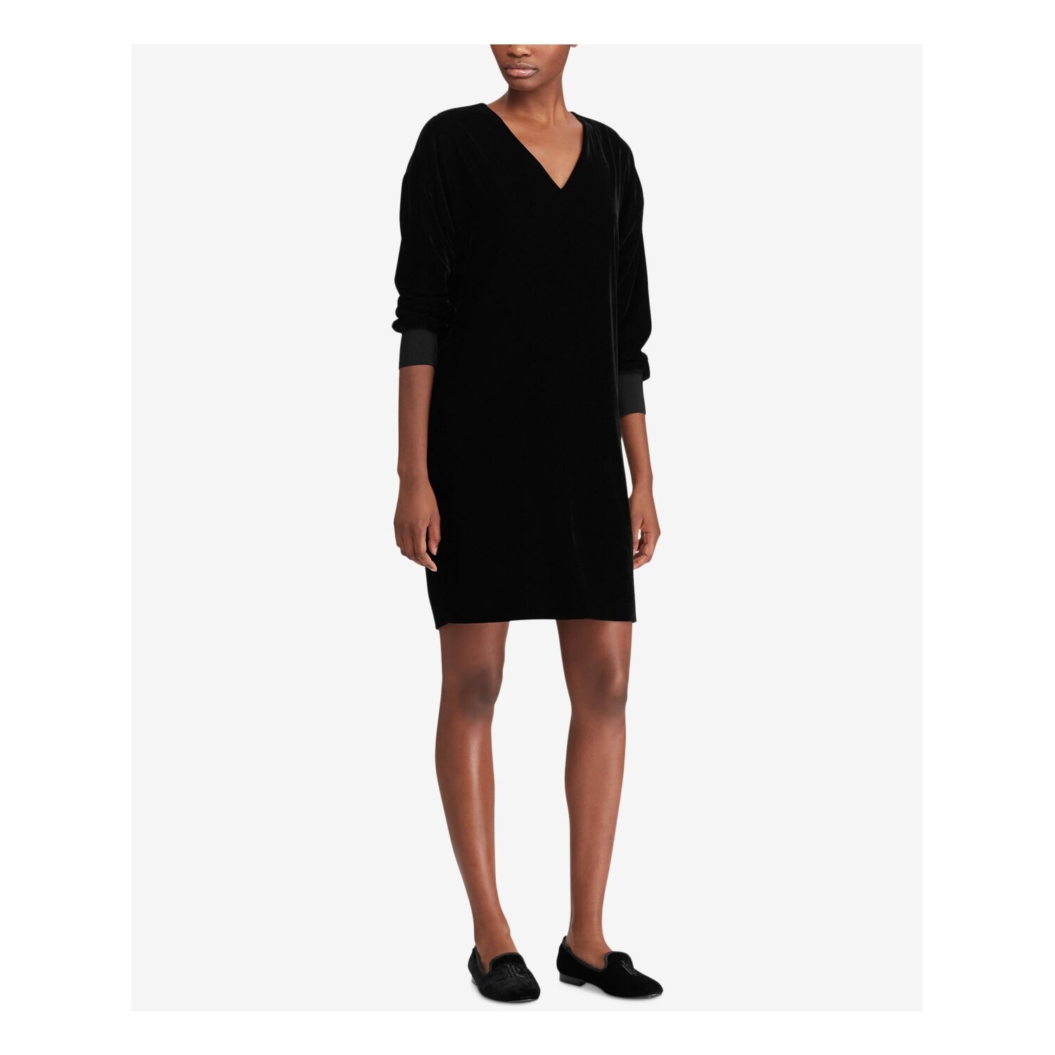 ralph lauren black long dress