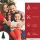 preview thumbnail 12 of 32, HOMCOM 6 ft. Prelit Artificial Christmas Tree with Stand, Colored Christmas Tree