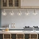 preview thumbnail 51 of 56, 4/5-Light Kitchen Island Pendant Light Fixture with Clear Glass Shades