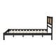 preview thumbnail 7 of 46, Queen Wooden Platform Bed Set with Rattan Headboard and Matching Nightstands