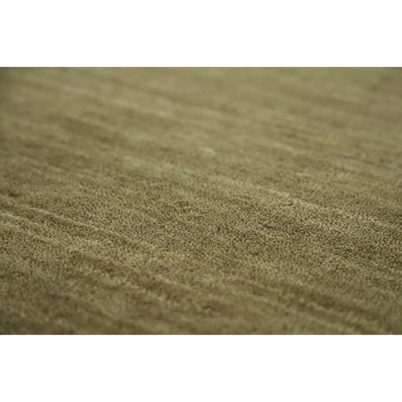 Hand Knotted Oriental 100% Wool Carpet Tribal Tribal Green Gabbeh Area Rug - 7' 7'' X 4' 11''