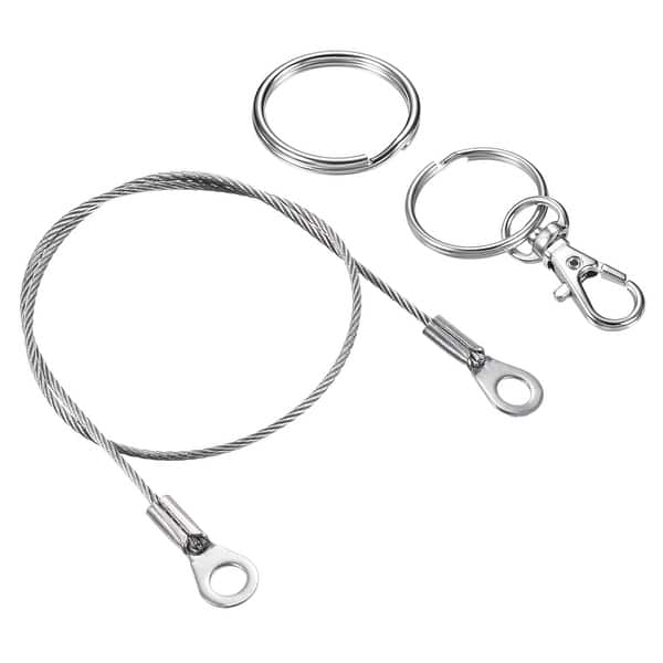 Stainless Steel Lanyard Cable Eyelets Ended Security Wires Rope with