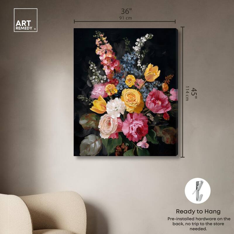 Garden Richness I Canvas by Art Remedy, Gallery Wrapped