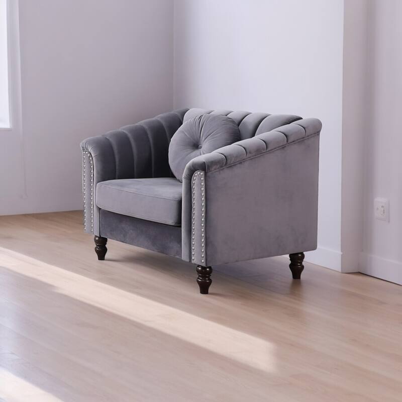 KISRAIS 37" Wide Accent Chair