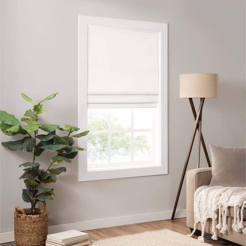 Eclipse Lane Cordless Roman Shades for Windows, Room Darkening