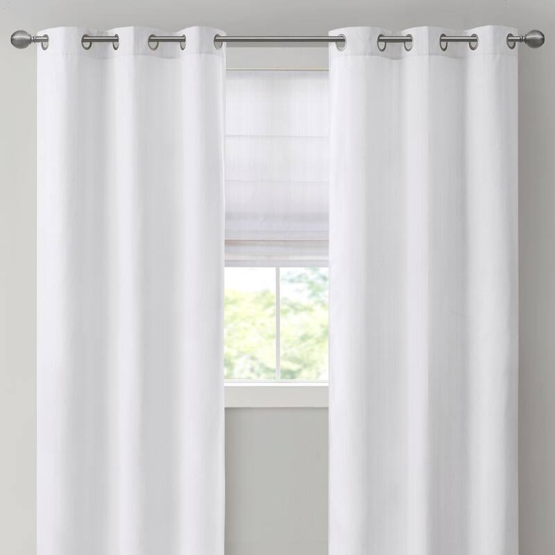 Basketweave Darkening Cordless Roman Window Shade