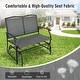 preview thumbnail 20 of 23, Outdoor Backyard and Lawn Iron Patio Rocking Chair